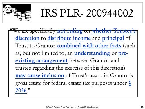 Unlimited Duration Trusts - Minnesota CLE