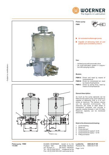 P0085 EN PMW Piston pump - TROMA-MACH sro