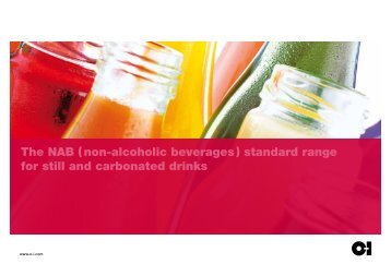 The NAB ( non-alcoholic beverages ) standard range for still and ...