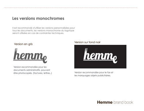 Hemme brand book 2015