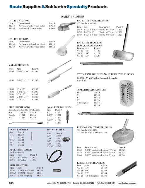 Download the Full PDF Catalog - Schlueter Dairy Technologies