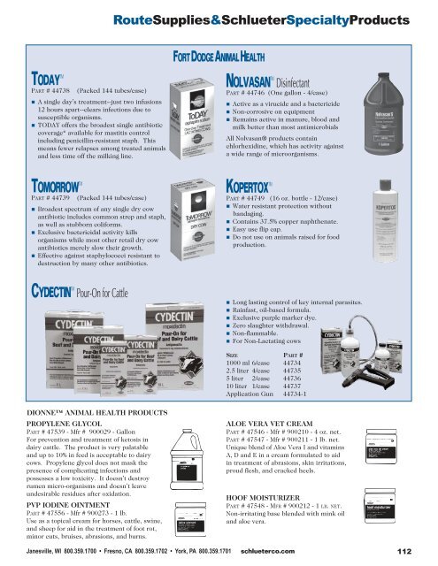 Download the Full PDF Catalog - Schlueter Dairy Technologies