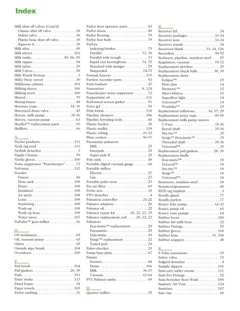 Download the Full PDF Catalog - Schlueter Dairy Technologies