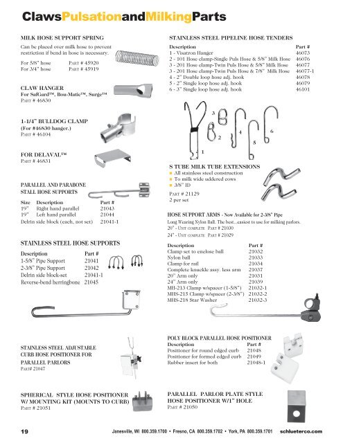 Download the Full PDF Catalog - Schlueter Dairy Technologies