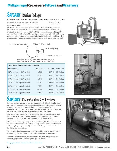 Download the Full PDF Catalog - Schlueter Dairy Technologies