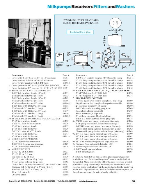 Download the Full PDF Catalog - Schlueter Dairy Technologies