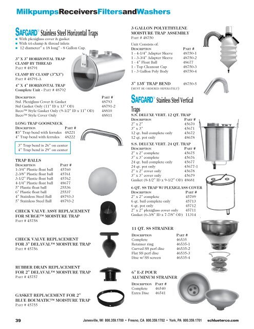 Download the Full PDF Catalog - Schlueter Dairy Technologies