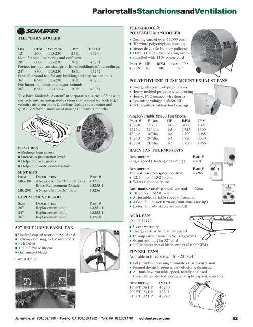 Download the Full PDF Catalog - Schlueter Dairy Technologies