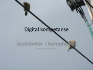 Assistentar i barnehagen