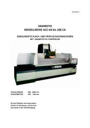 OKAMOTO MODELLREIHE ACC-64 bis 106 CA GENAUIGKEITS ...