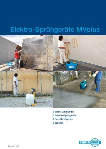 Elektro-Sprühgeräte MVplus - Oilpress Keller