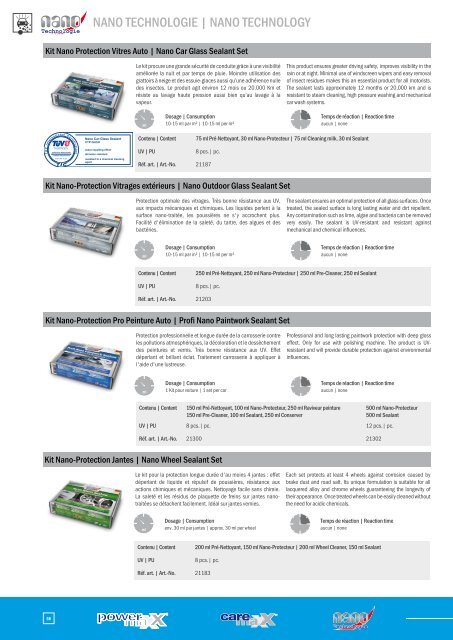 Produits de nettoyage & D’entretien