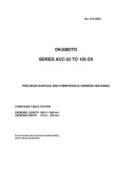 okamoto series acc-52 to 105 dx - Okamoto Machine Tool Europe ...