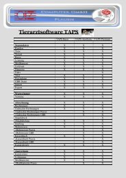 Tierarztsoftware TAPS