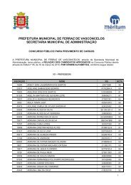 Edital de Candidatos Habilitados - Meritum Concursos