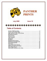 PANTHER PRINTS - Hanauhigh.org