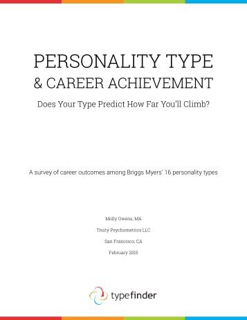 PersonalityType-CareerAchievementStudy