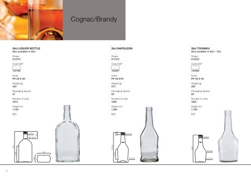 European Cognac Products Catalogue