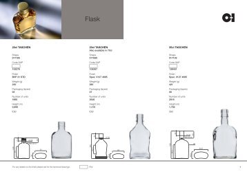 European Flask Products Catalogue