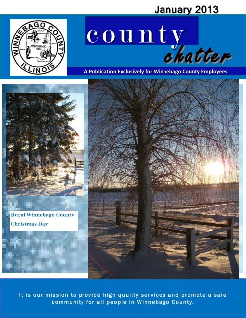 January 2013 County Chatter - Winnebago County, Illinois