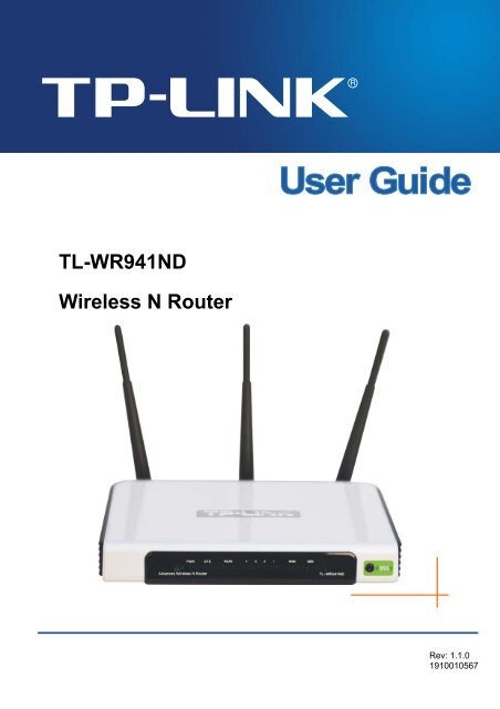 TL-WR941ND Wireless N Router - TP Link