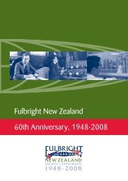 Fulbright New Zealand 60th Anniversary Publication