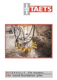 TAETS Round Concrete Pile Breakers - Steelcom