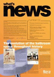 The evolution of the bathroom space throughout history - Roca
