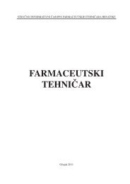 FARMACEUTSKI TEHNIÄAR - HDFT