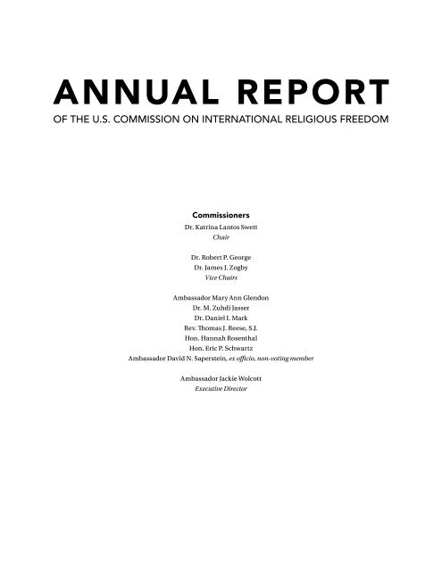 USCIRF Annual Report 2015 (2)