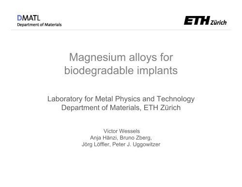 Magnesium alloys for bio-resorbable implants