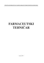 FARMACEUTSKI TEHNIÄAR - HDFT