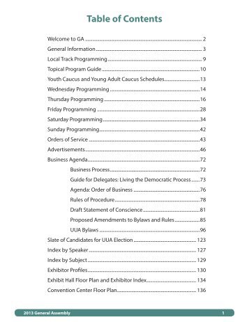 Proposed Bylaw Amendments - Unitarian Universalist Association of ...