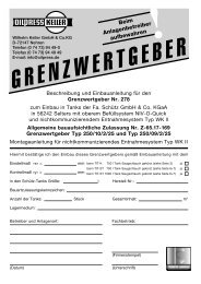 Grenzwertgeber Typ 250/10/2/25 und Typ 250/09/2/25 - oilpress.de