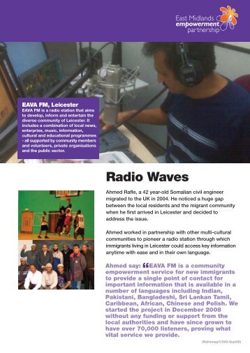 EAVA FM, Leicester - One East Midlands