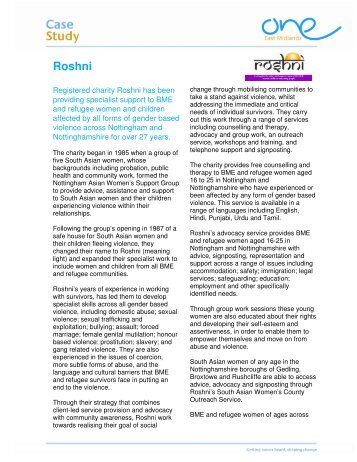 Roshni - One East Midlands