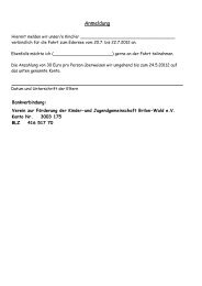 PDF: Anmeldeformular - Brilon-Wald