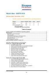 Download What's new in SHOTS V5.0 - Sinapse Print