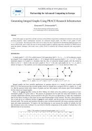 Generating Integral Graphs Using PRACE Research Infrastructure