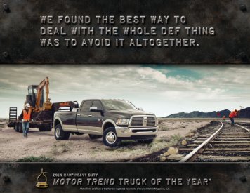 Motor Trend and Truck of the Year are registered trademarks of ...