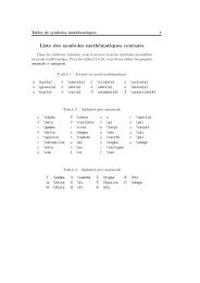 Liste des symboles mathÃ©matiques courants - elzevir.fr