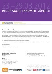 Einladungsflyer / Programm (PDF) - Akademie fÃ¼r Gestaltung