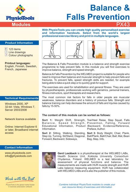 Balance & Falls Prevention - PhysioTools