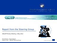 Report from the Steering Group - ENCePP