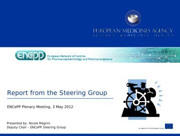 Report from the Steering Group - ENCePP