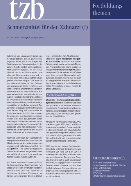 ThÃ¼ringer ZahnÃ¤rzteblatt 04/2012 - ZahnÃ¤rzte in ThÃ¼ringen