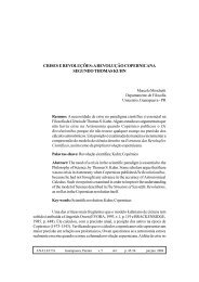 crises e revoluÃ§Ãµes: a revoluÃ§Ã£o copernicana segundo thomas kuhn