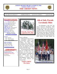 4th of July Parade Loveland, Ohio - Chosin Reservoir Det #968