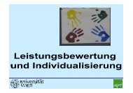 Präsentation Leistungsbewertung und Individualisierung