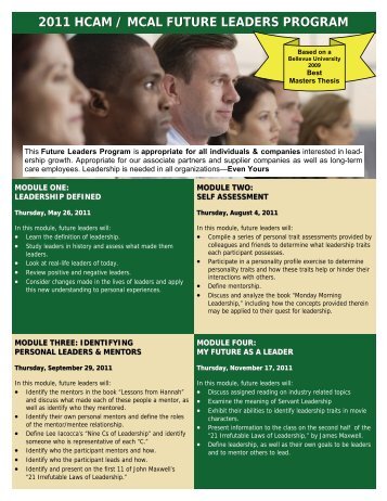 1/18/2011 Future Leaders Printable Brochure .pdf - Health Care ...